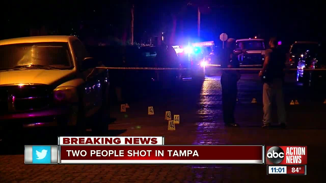 TPD investigating double shooting near West Tampa