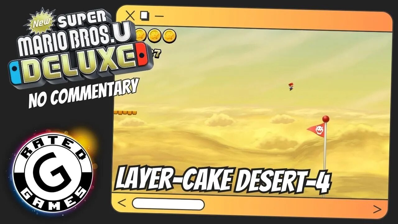 Layer Cake Desert-4 - Spike's Sprouting Sands ALL Star Coins and Secret Exit - NSMBU Deluxe