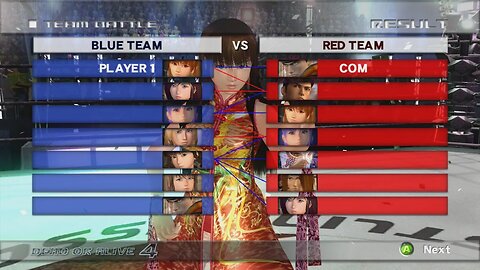 Dead or Alive 4 Xbox 360 Team Battle Playthrough 05/07/23