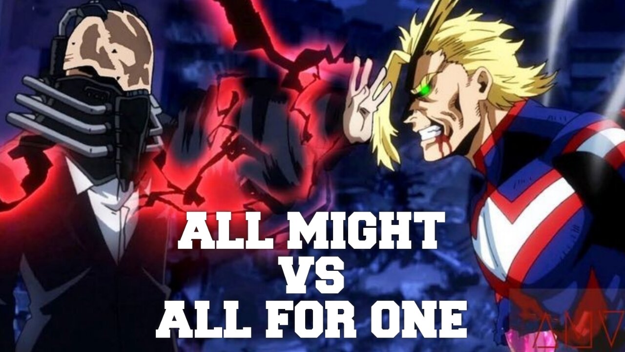 Mejores Peleas del Anime: All Might vs All For One - My Hero Academia