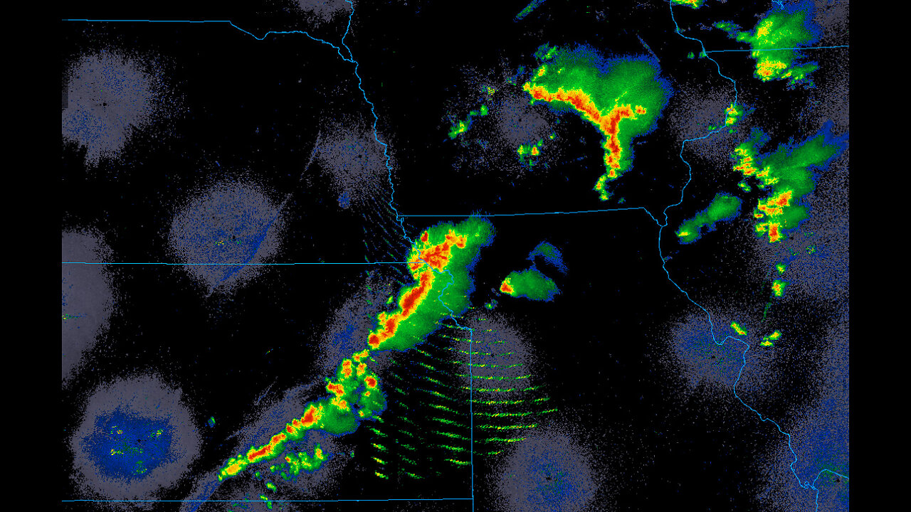 Check Unusual Radar Signals Creating Electrical Storms over Kansas Ohio Missouri Illinois Wisconsin