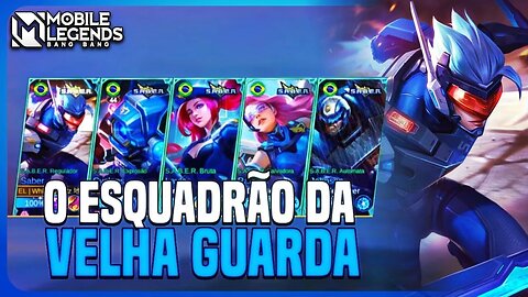 FIZ O SQUAD MAIS CLÁSSICO DO BANGAS EM PT FECHADA | MLBB