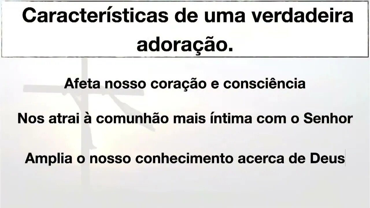 Características da verdadeira adoração. Pr. @GlauberManfredini