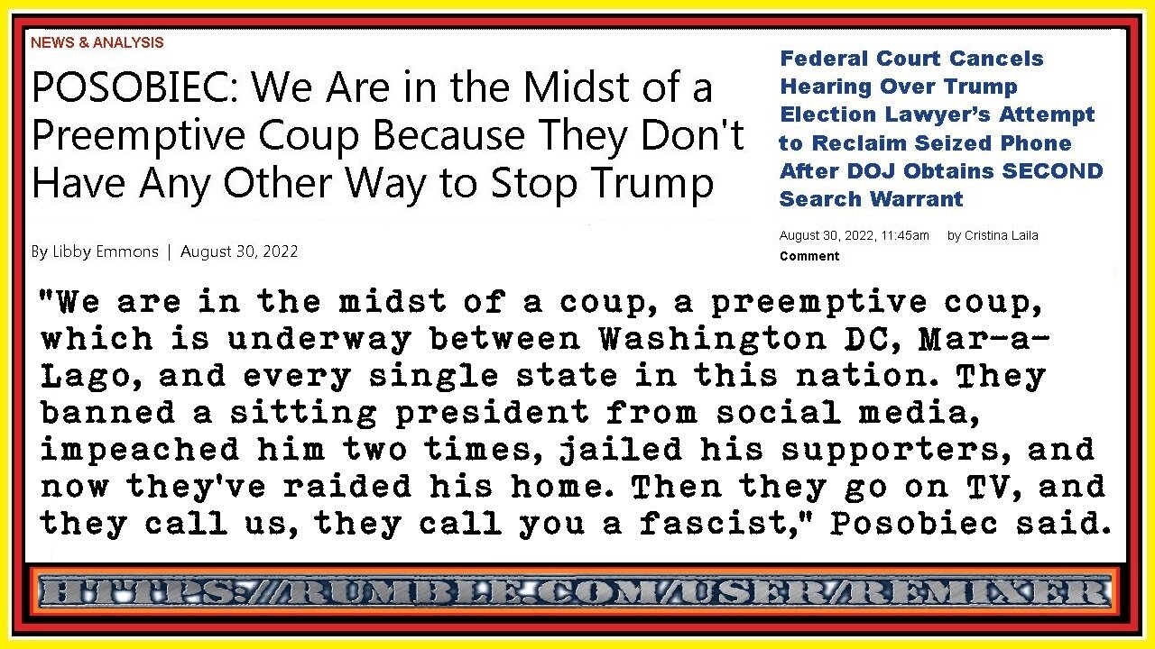 Preemptive Coup to stop Trump from 2024