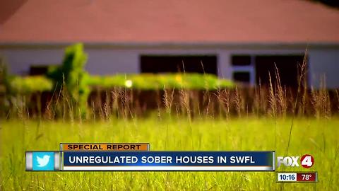 unregulated sober houses in swfl