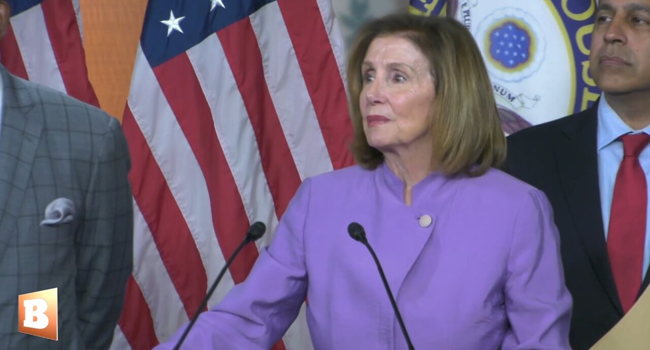 Pelosi Holding News Conference After Calling China “One of the Freest Societies in the World” …