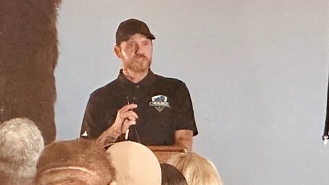 Shane Carpenter at the Ozark Mountain Bigfoot Conference 2023