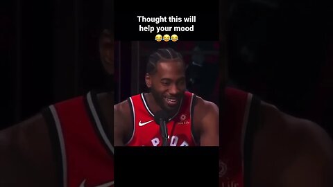 Been a long week already! 😹😂 Kawhi Leonard legendary laugh! #shorts #viral #subscribe #reels #lol