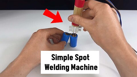 How To Make A Simple Spot Welding Machine using battery