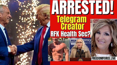 Live with Trump & RFK! Telegram Creator Arrested!