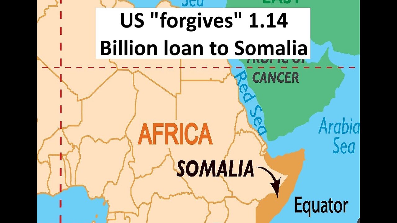 US gov “forgives” 1.14B loan to Somalia and they now lobby us with our own money