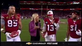 Nick Bosa Crashes Postgame Interview Wearing a MAGA Hat