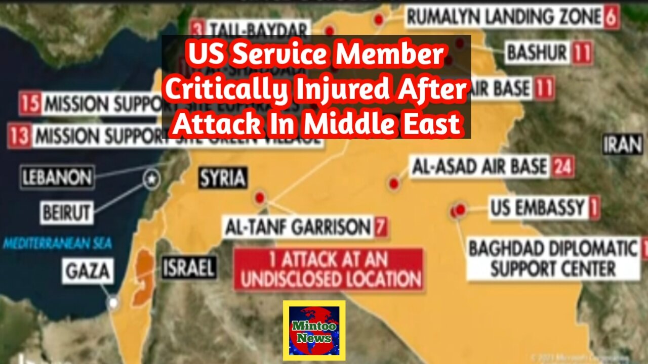US service member critically injured after attack in Middle East