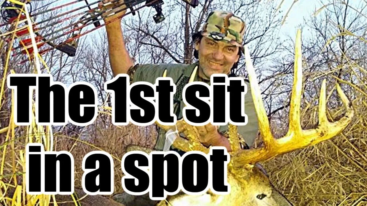 The importance of the 1st sit for BIG BUCKS