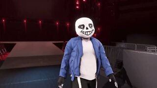 WWE2K22: Sans Undertale Full Entrance