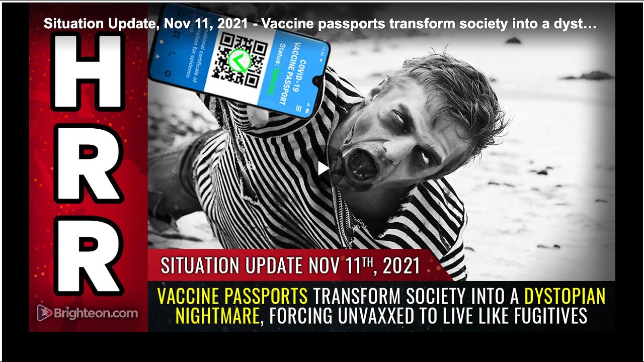 Vaccine passports transform society into a dystopian NIGHTMARE