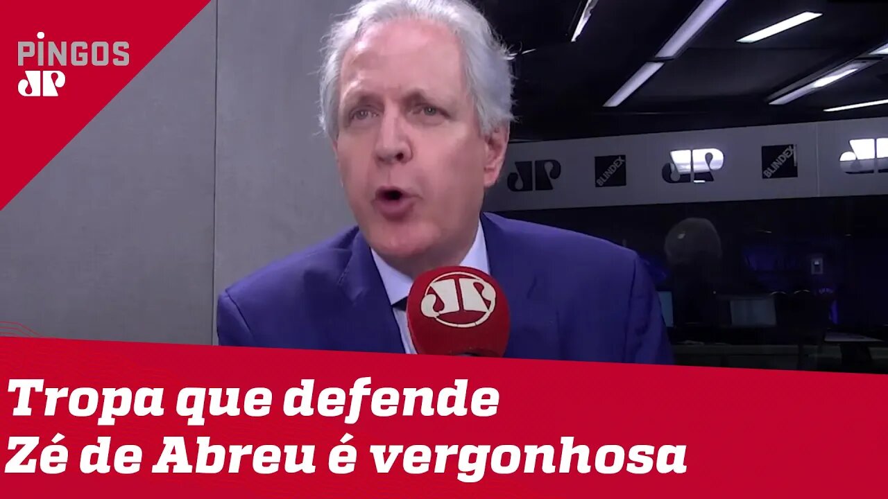 Augusto Nunes: A tropa que defende Zé de Abreu é vergonhosa