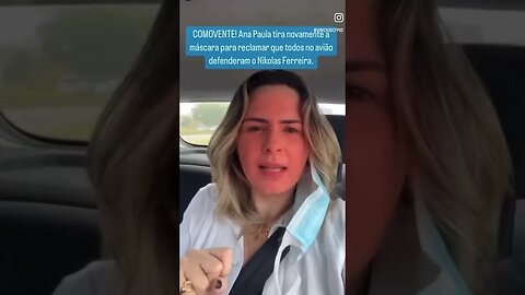 COMOVENTE! Ana Paula diz que todos no avião defenderam o Nikolas Ferreira