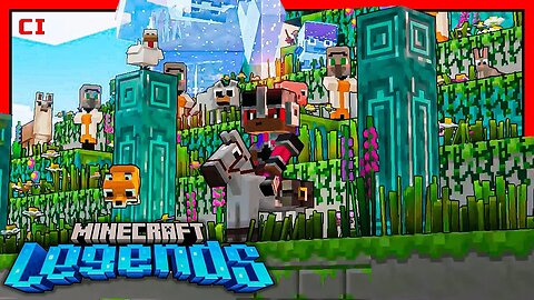 MINECRAFT LEGENDS: #1 Gameplay Sem Comentários Jogo Completo Dublado PT-BR do Inicio ao Fim!