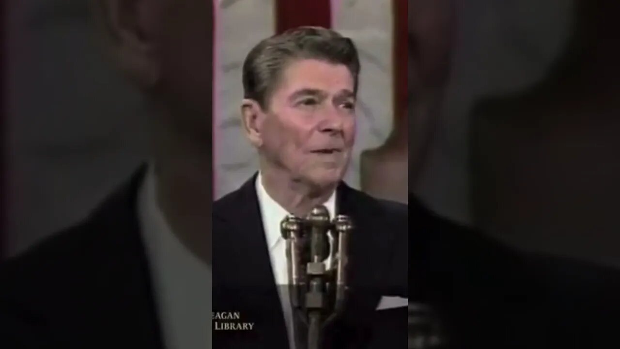 Youth and American Destiny… 💪🏻💡 Ronald Reagan 1986 * #PITD #Shorts