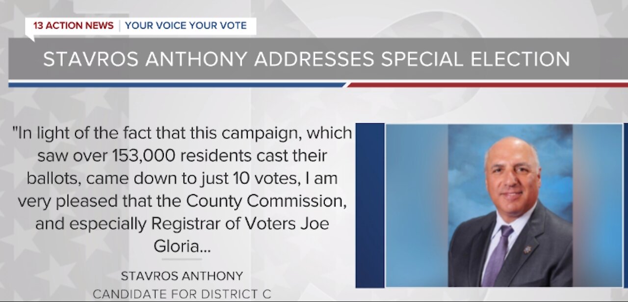 Stavros Anthony 'surprised, pleased' by District C possible special election
