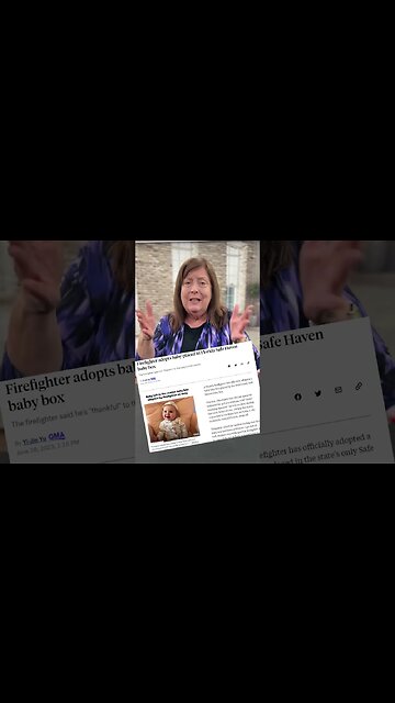 Janet Reacts to, "Safe haven baby box Firefighter Adoption Story."