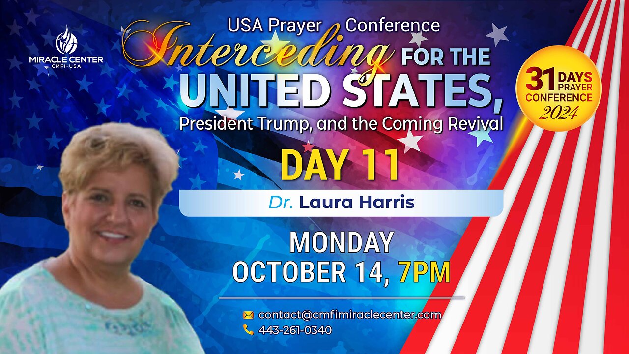 31 Days USA Prayer For President Trump: Day 11 // Dr Laura Harris