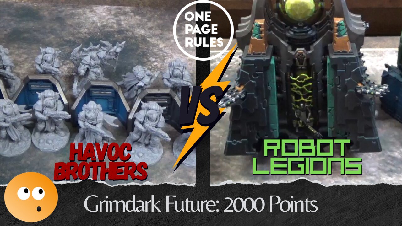 One Page Rules: Robot Legion v. Havoc Brothers