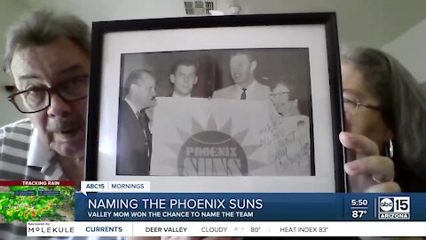 Naming the Phoenix Suns: Valley mom won the chance to name the team