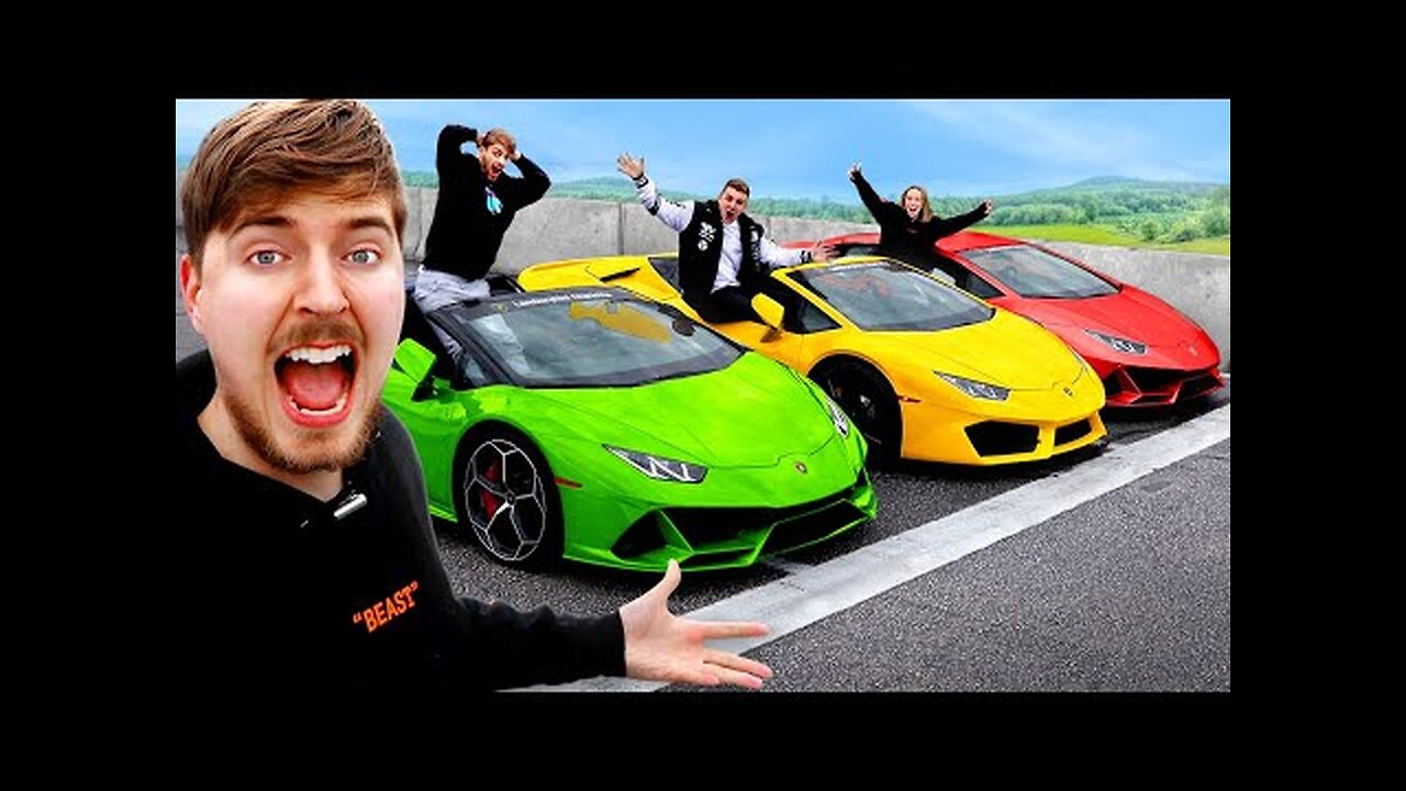 Lamborghini race,Winner gets Lamborghini