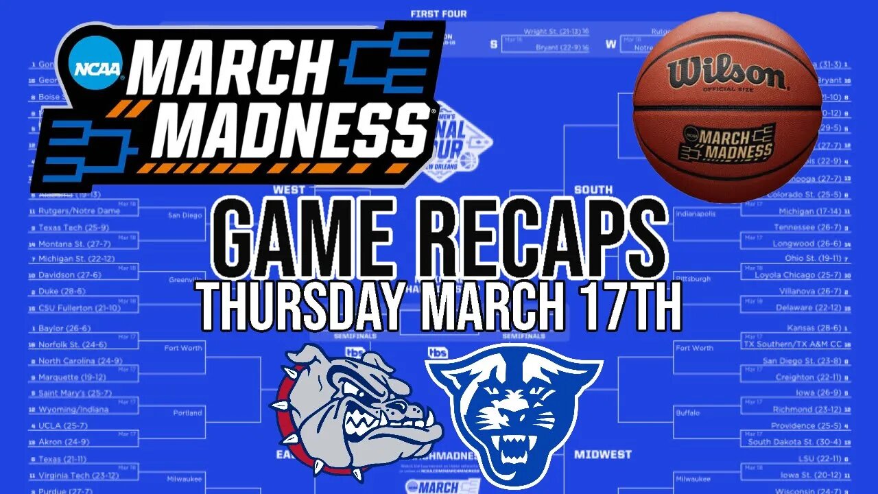 NCAA March Madness RECAP: Georgia St. v. Gonzaga