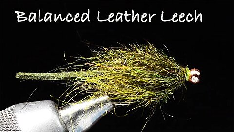 Winkler's Balanced Leather Leech Stillwater Fly Tying Instructions - Tied by Charlie Craven