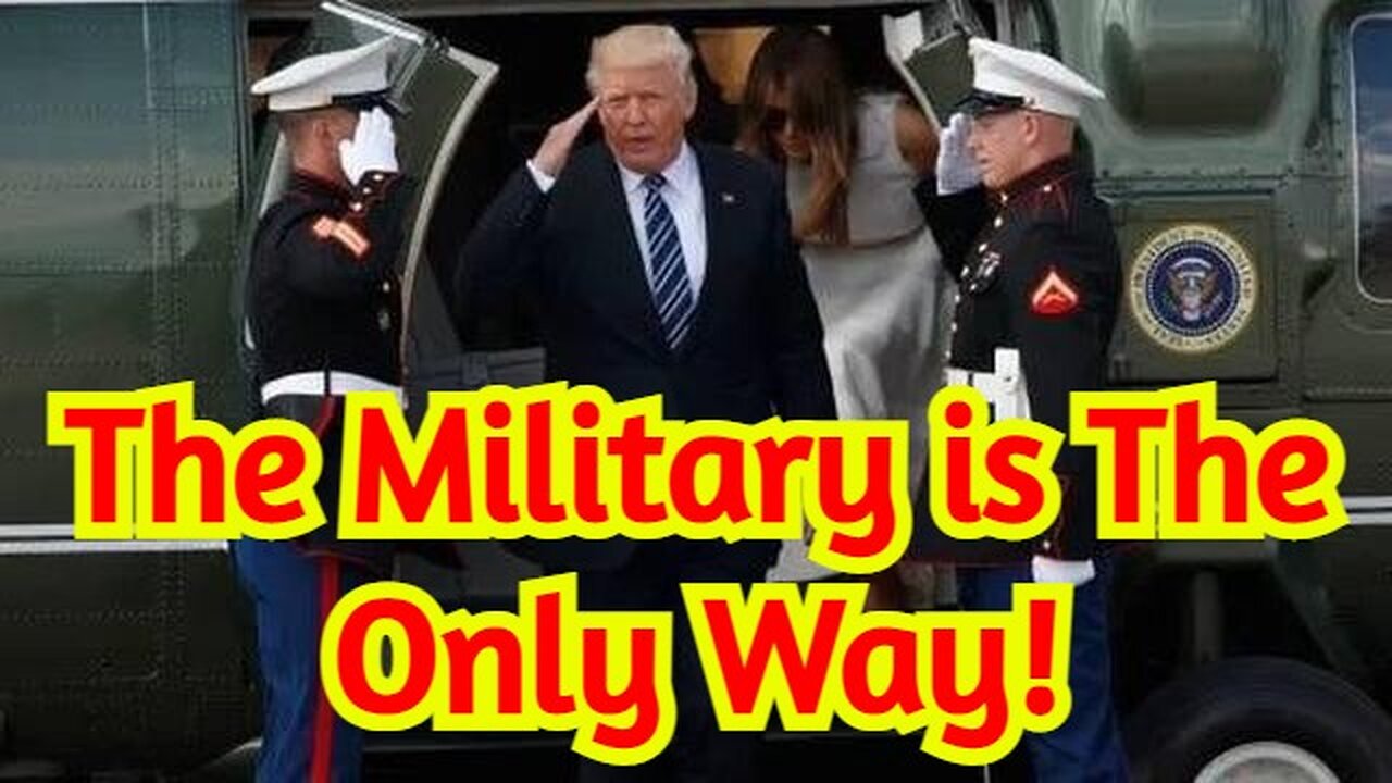 The Military is The Only Way! Booms en route! This is not a Drill!