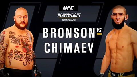 EA Sports UFC 4 Gameplay Khamzat Chimaev vs Action Bronson