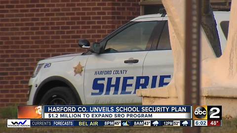 $1.2 million for added security in Harford County Schools