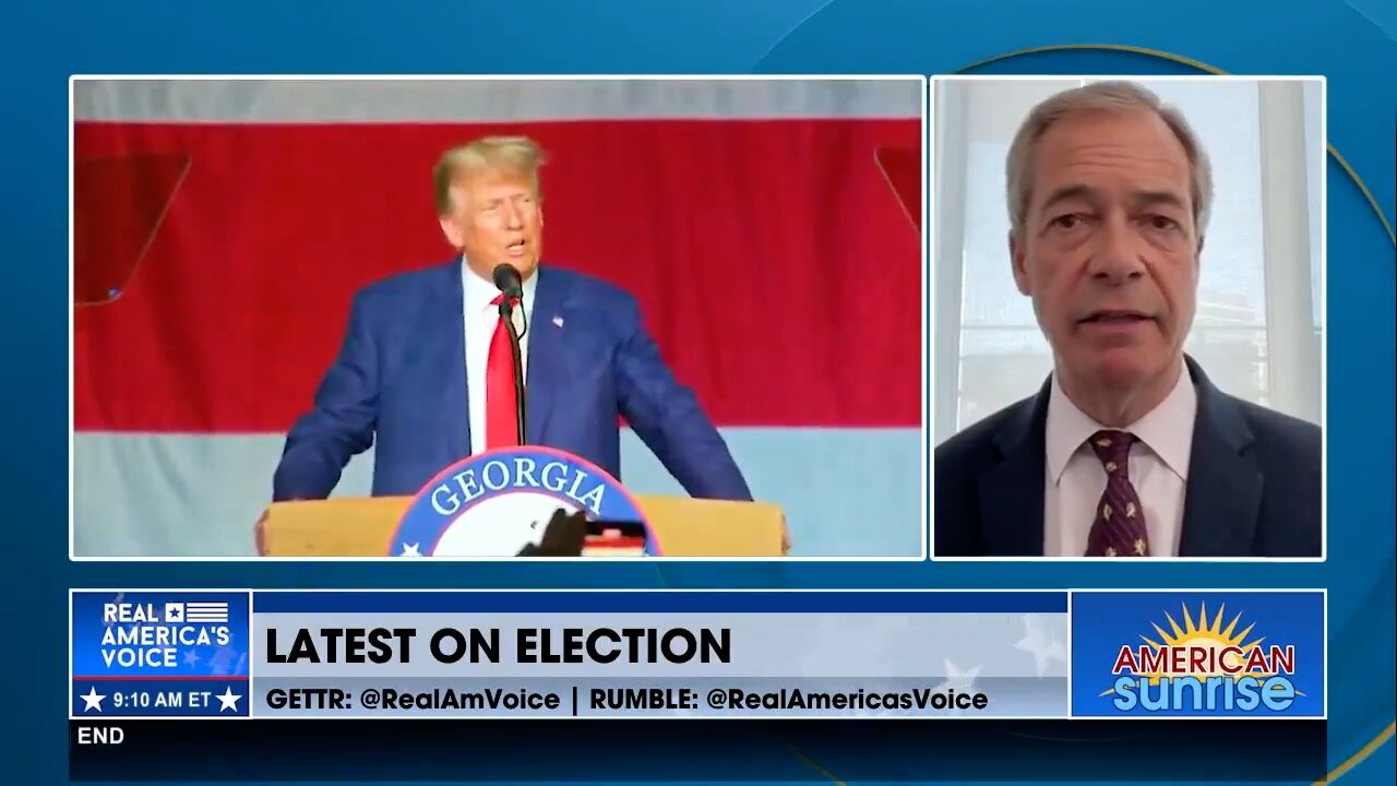 Nigel Farage Explains Why President Trump Is Set to Win the 2024 Election