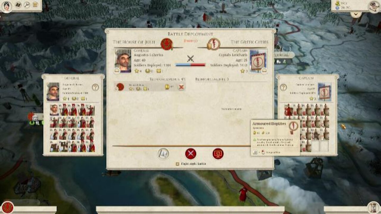 Total-War Rome Julii part 82, breaking Greek siege