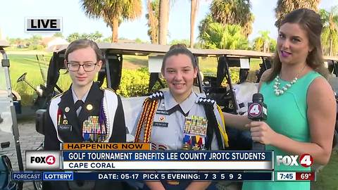 Golf tournament benefits JROTC student scholarship fund - 7:30am live report