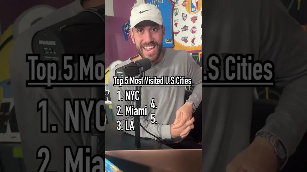Guessing the TOP MOST VISITED US Cities!! How’d You Do? #shorts
