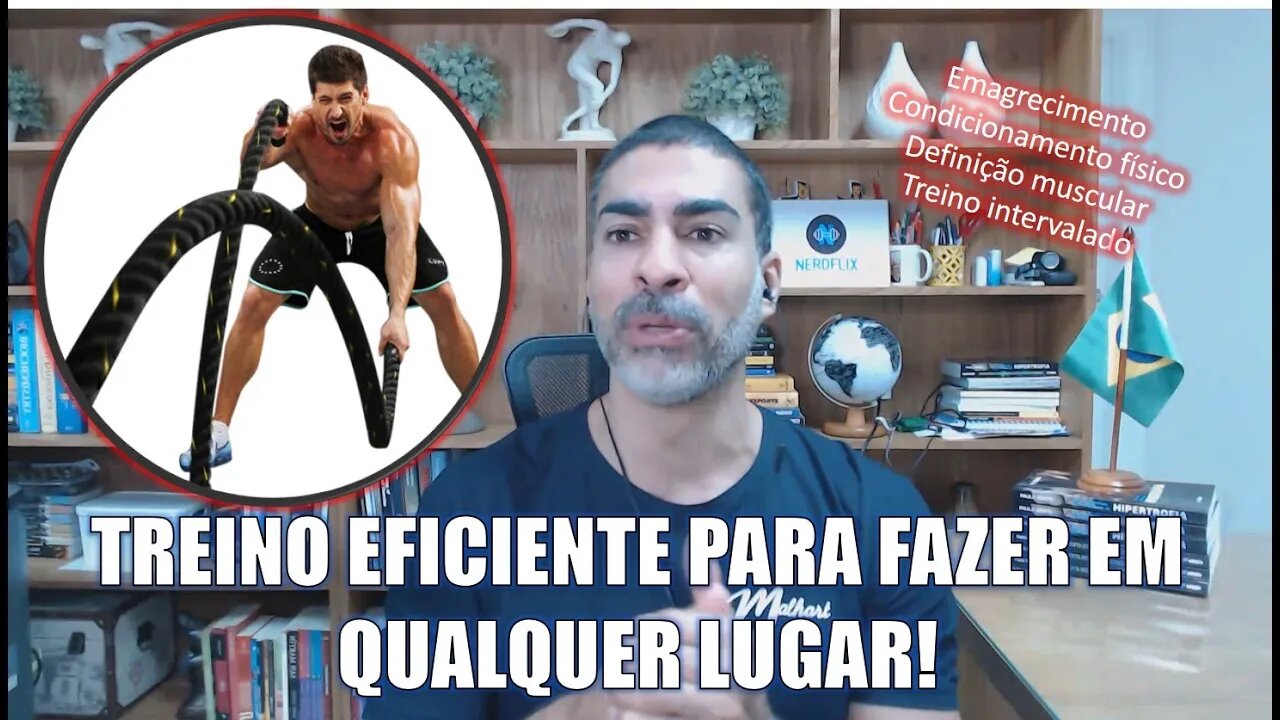 HIIT para fazer em qualquer lugar: corda naval