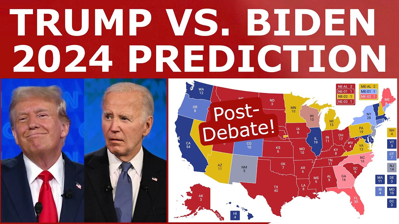 TRUMP vs. BIDEN! - 2024 Presidential Election Prediction (July 1, 2024)