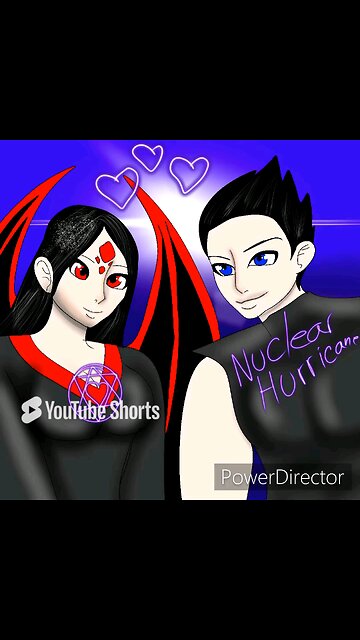 speedpaint nuclear Joestar and archangel Gabriel