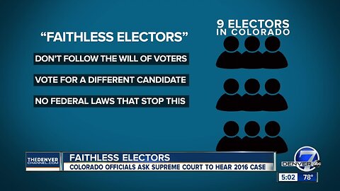 Colorado officials ask SCOTUS to hear faithless electors case