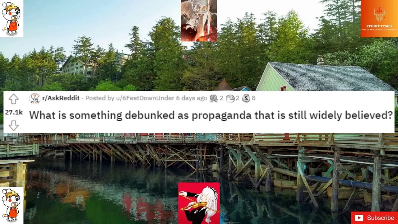 What is something debunked as propaganda that is still widely believed? #propaganda #conspiracy