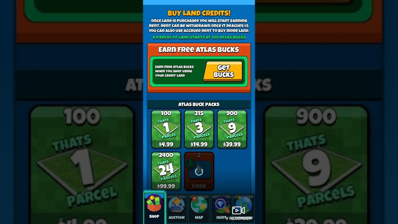 Earn Atlas Buck's from Sonic