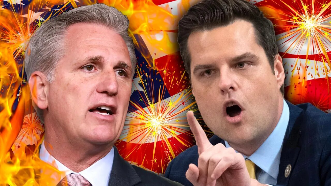 JUST IN: Matt Gaetz DESTROYS Kevin McCarthy in front of the WORLD!