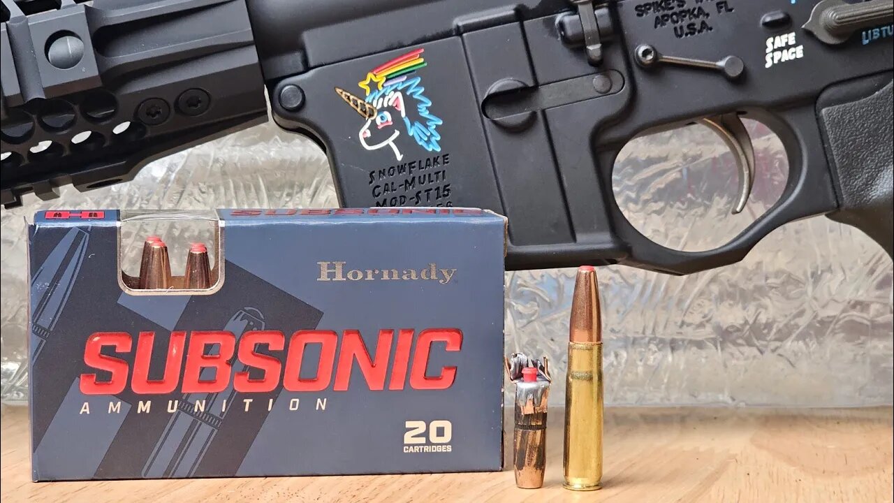 Hornady 190gr Sub X 300 Blackout! Did I FINALLY Find my Home Defense Ammo??