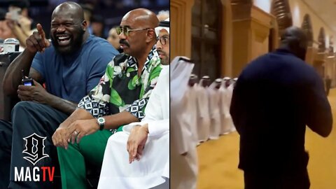 Shaq Is Treated Like Royalty In Abu Dhabi! 🤴🏾