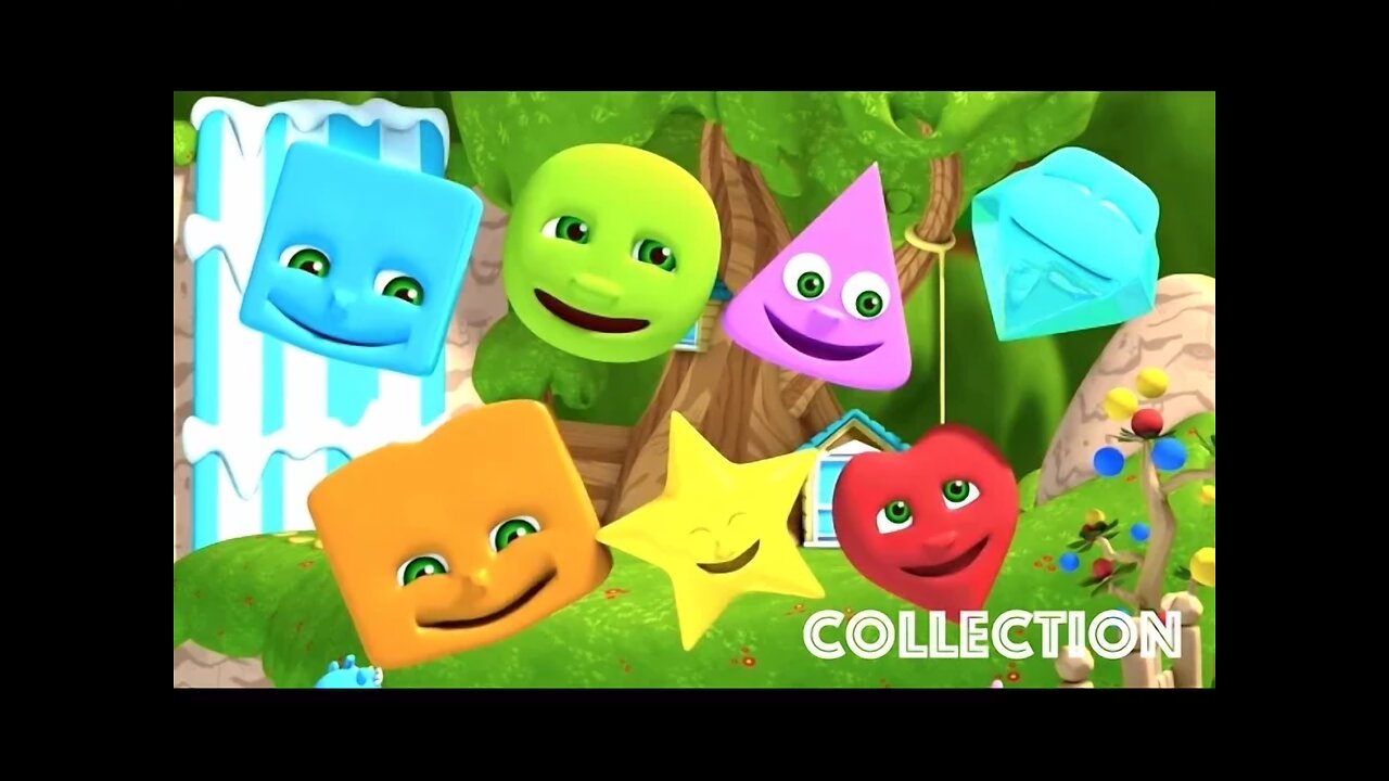 Learn Shapes | Nursery Rhymes Collection For Kids | The Shapes Song | Kindergarten Education