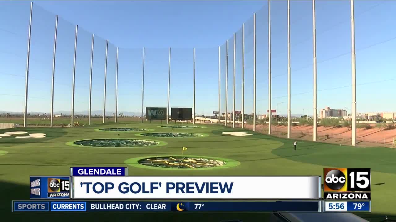 Sneak peek: TopGolf opening soon in Glendale, Arizona